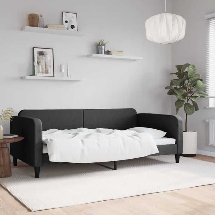 daybed 100x200 cm stof sort