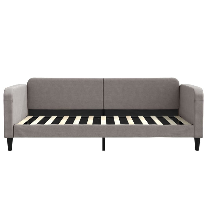 daybed 100x200 cm stof gråbrun