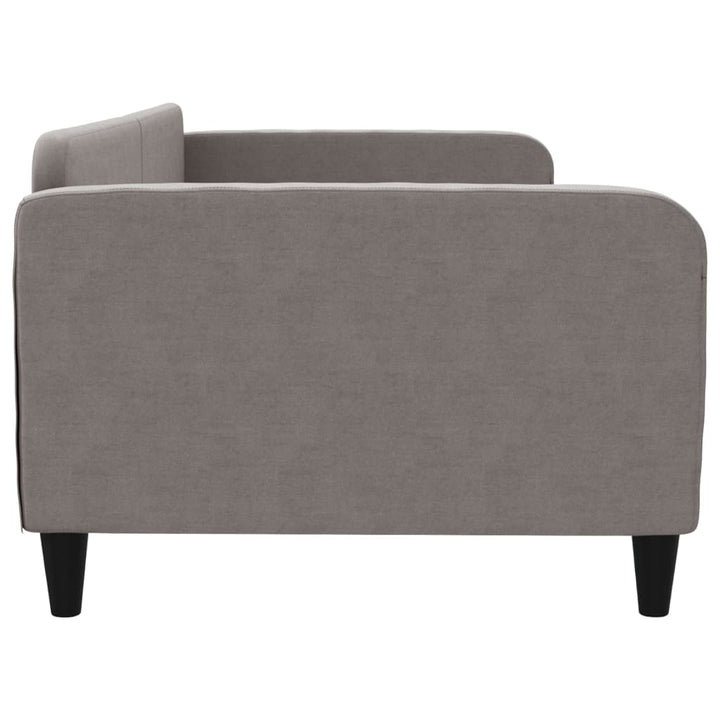 daybed 100x200 cm stof gråbrun