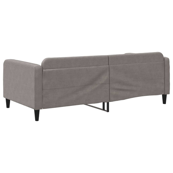 daybed 100x200 cm stof gråbrun