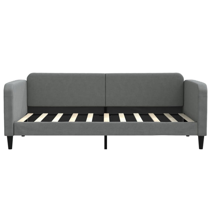 daybed 90x190 cm stof mørkegrå