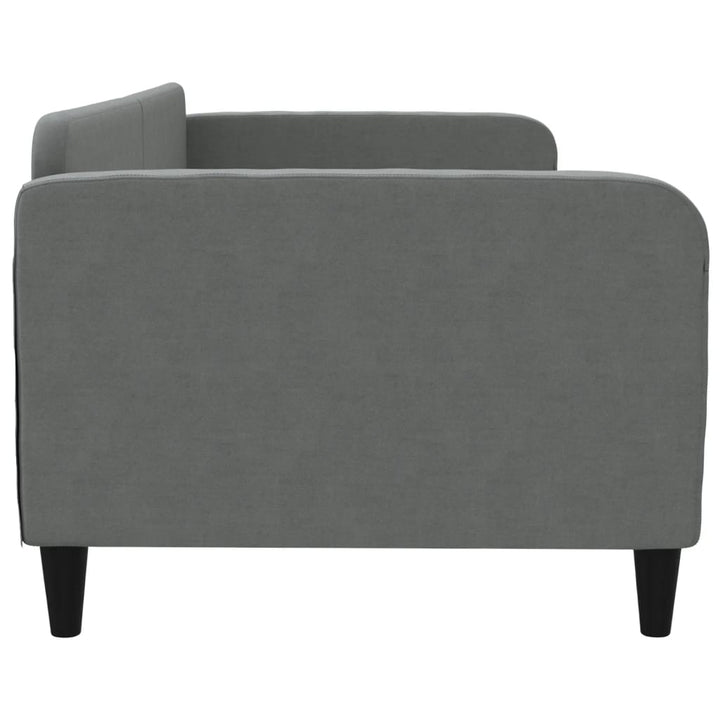 daybed 90x190 cm stof mørkegrå