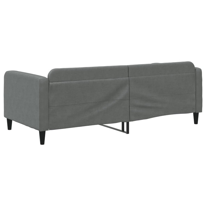 daybed 90x190 cm stof mørkegrå