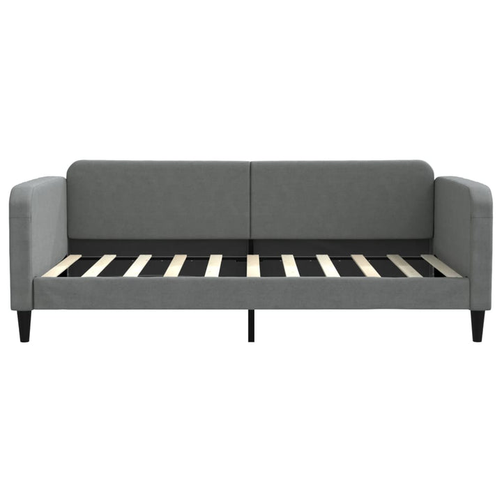 daybed 100x190 cm stof mørkegrå