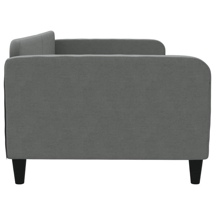 daybed 100x190 cm stof mørkegrå