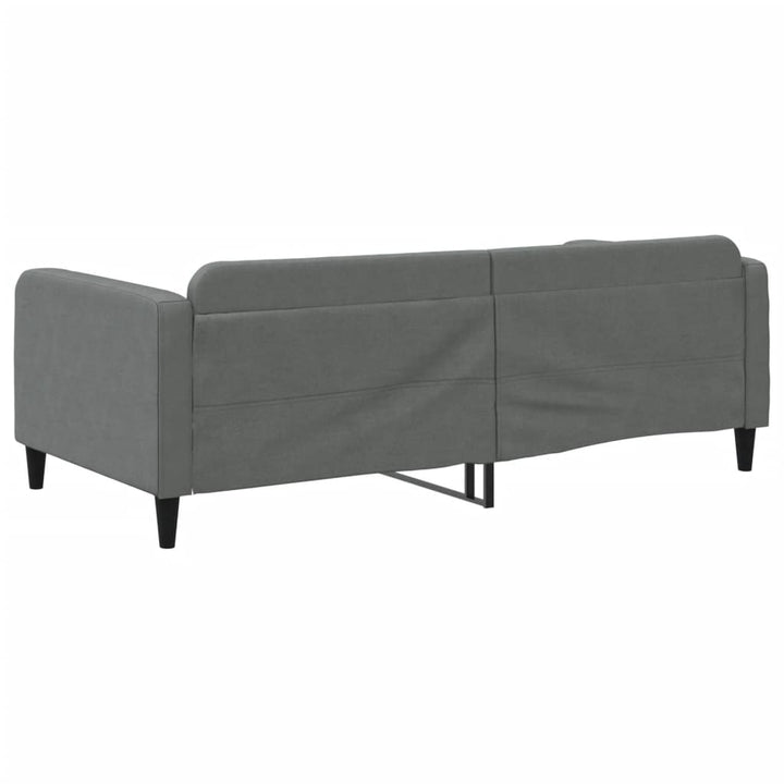 daybed 100x190 cm stof mørkegrå
