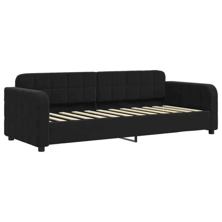 daybed 80x200 cm velour sort