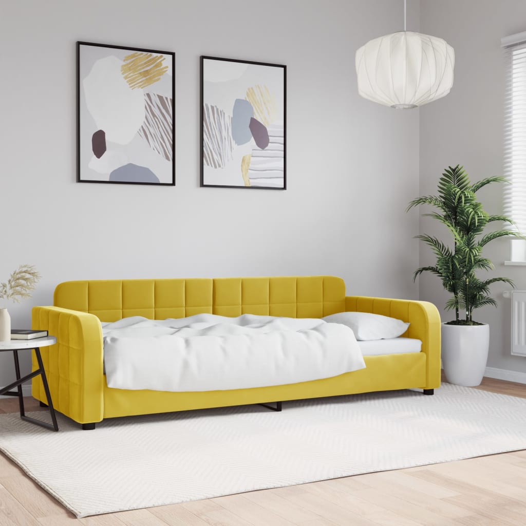 daybed 80x200 cm velour gul