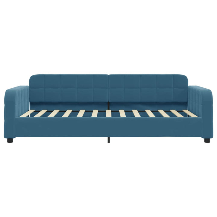 daybed 100x200 cm velour blå