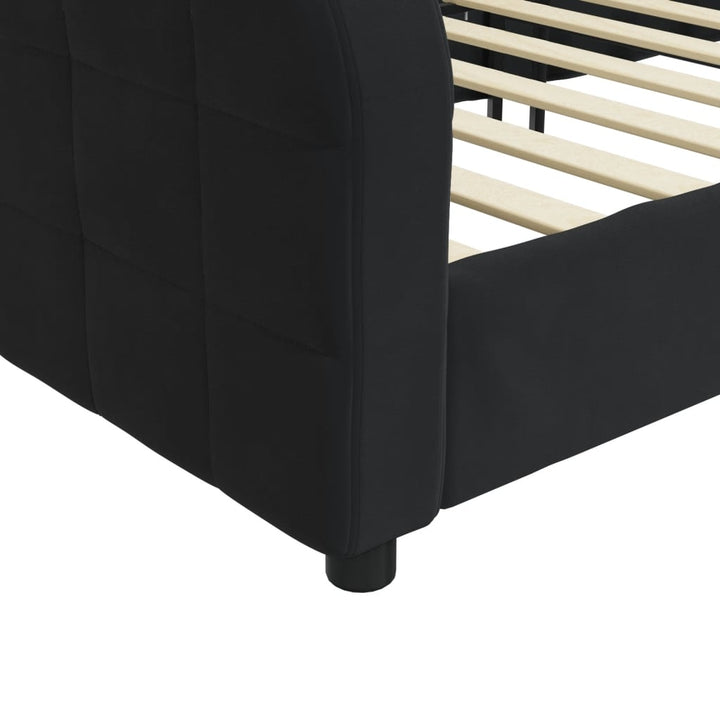 daybed 100x200 cm velour sort