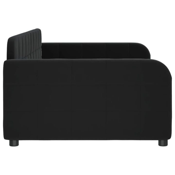 daybed 90x190 cm velour sort