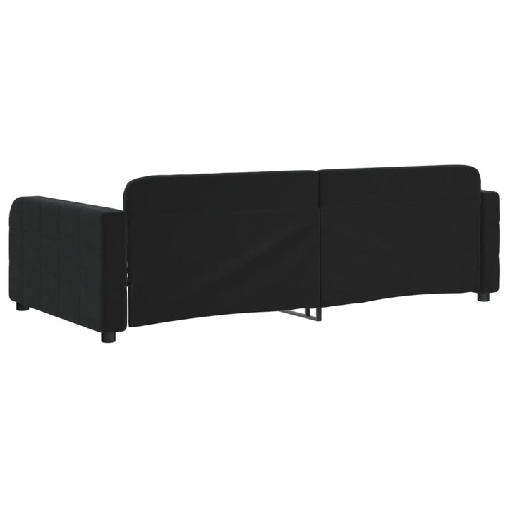 daybed 90x190 cm velour sort