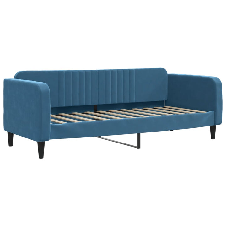 daybed 80x200 cm velour blå