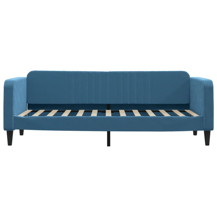 daybed 80x200 cm velour blå