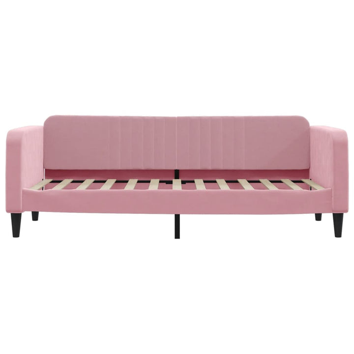 daybed 80x200 cm velour pink