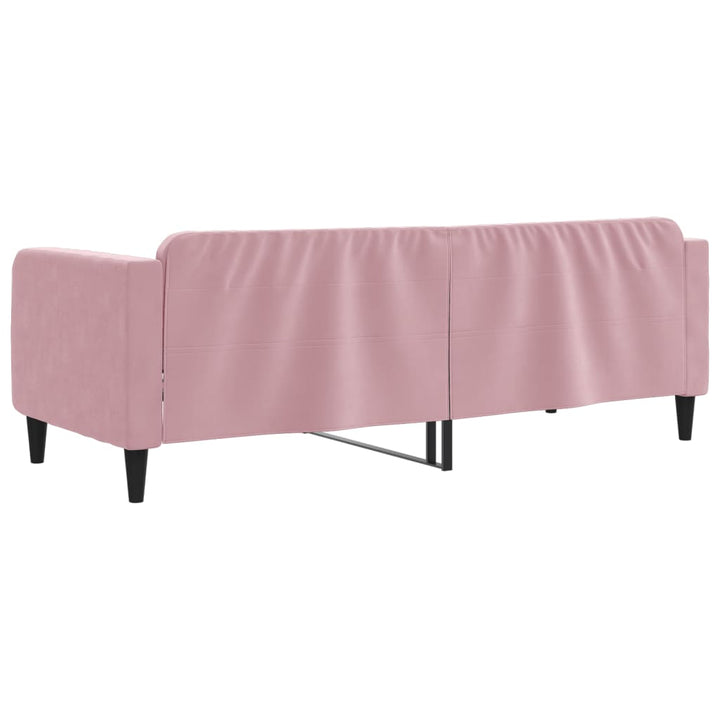 daybed 80x200 cm velour pink