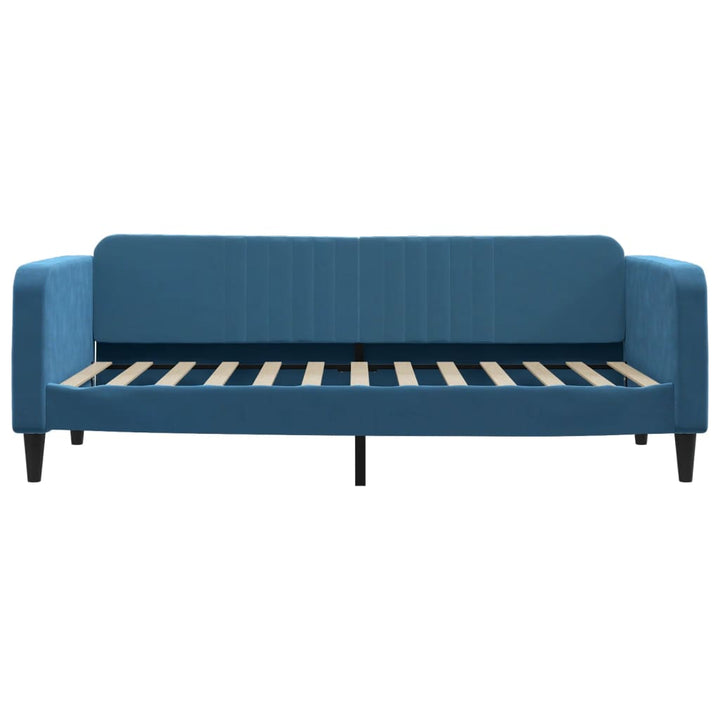 daybed 90x200 cm velour blå