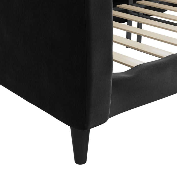 daybed 90x200 cm velour sort