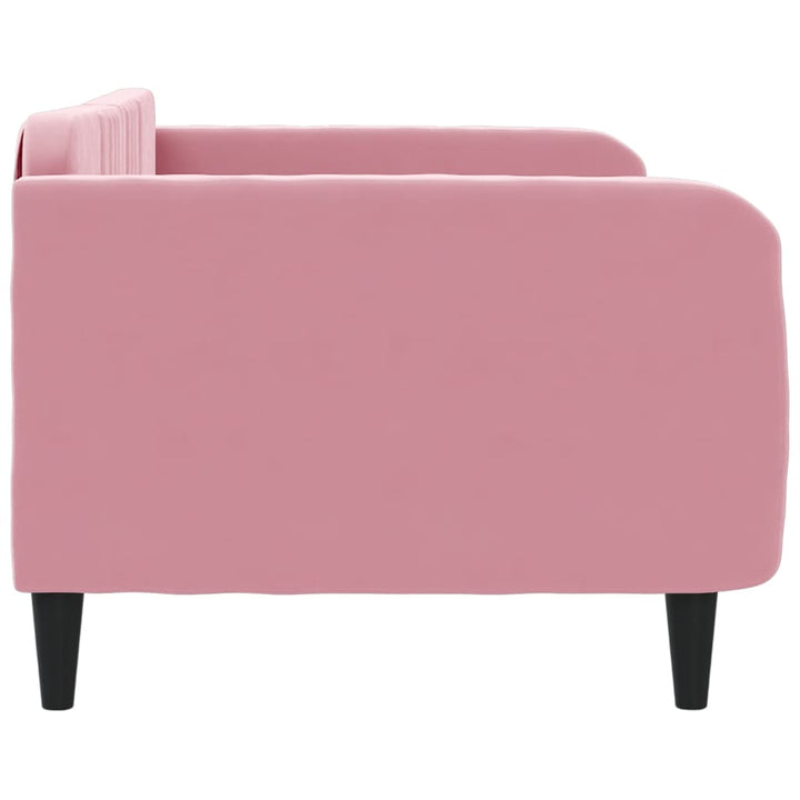 daybed 100x200 cm velour pink