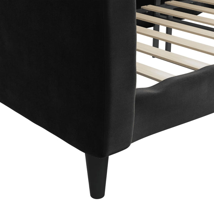 daybed 100x200 cm velour sort