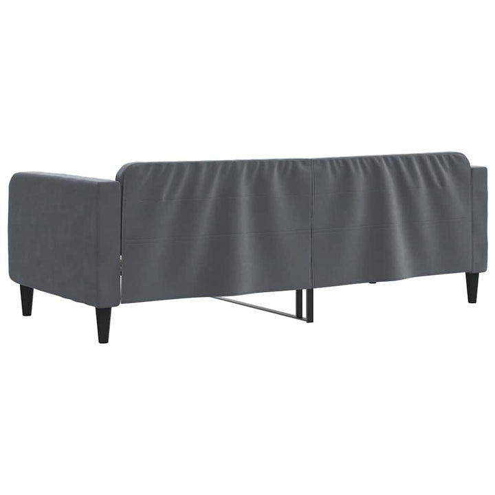 daybed 90x190 cm velour mørkegrå
