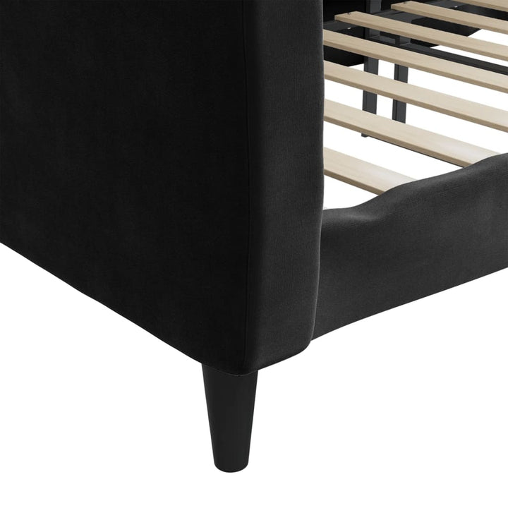 daybed 90x190 cm velour sort