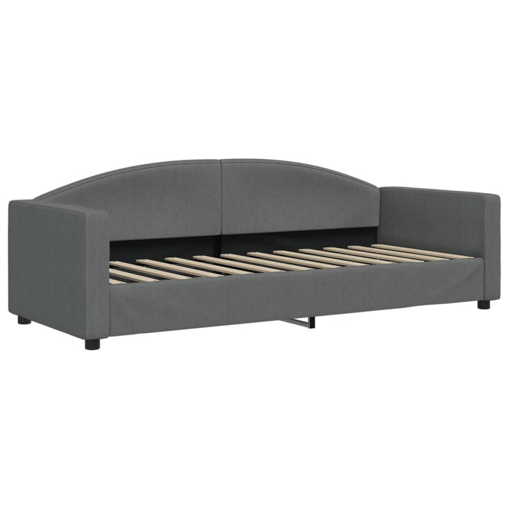 daybed 80x200 cm stof mørkegrå
