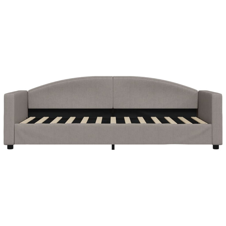 daybed 80x200 cm stof gråbrun