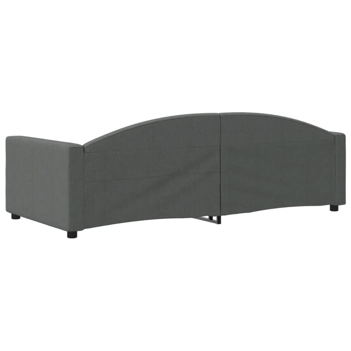 daybed 90x200 cm stof mørkegrå