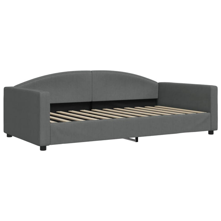 daybed 100x200 cm stof mørkegrå
