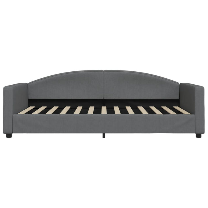 daybed 100x200 cm stof mørkegrå
