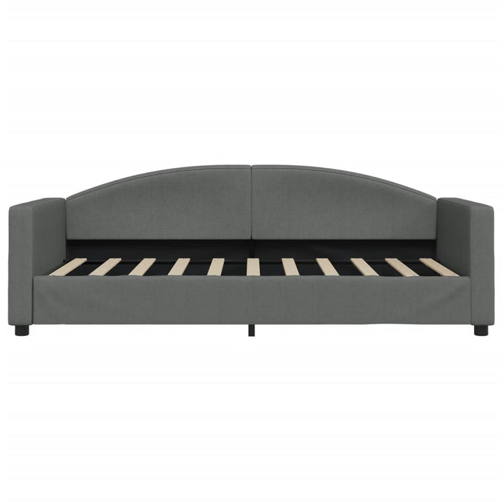 daybed 90x190 cm stof mørkegrå