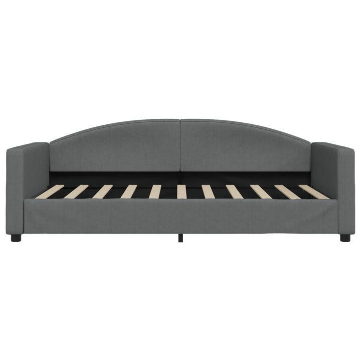 daybed 100x190 cm stof mørkegrå