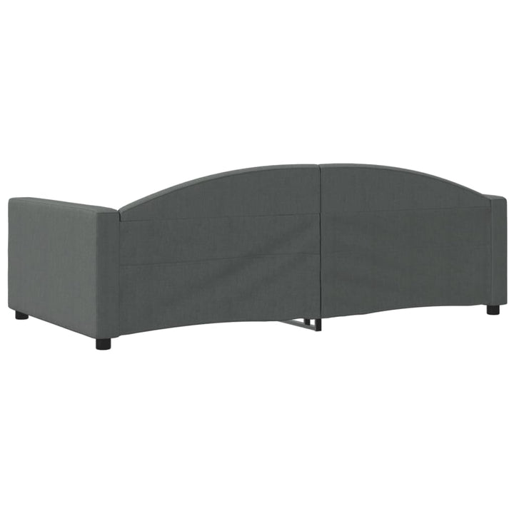 daybed 100x190 cm stof mørkegrå