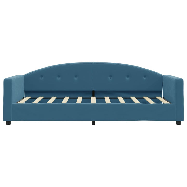 daybed 80x200 cm velour blå