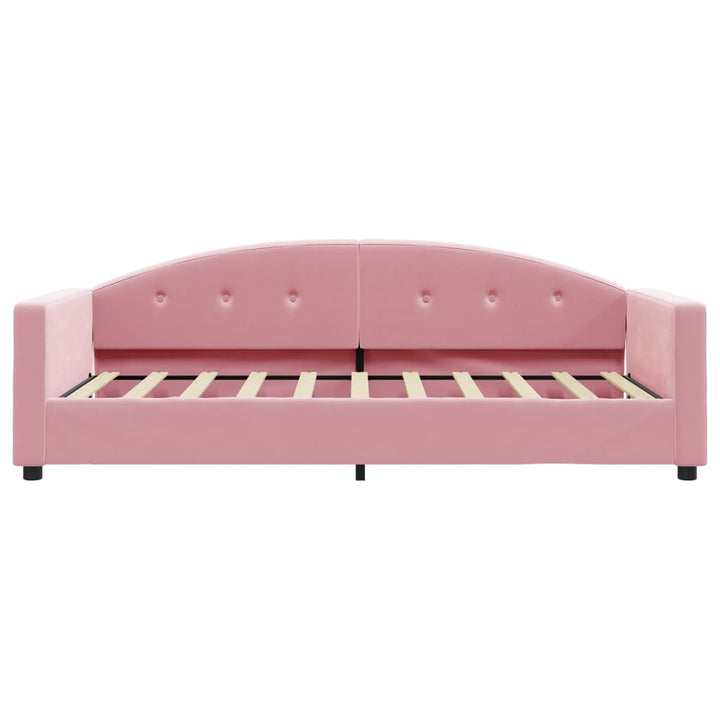 daybed 80x200 cm velour pink
