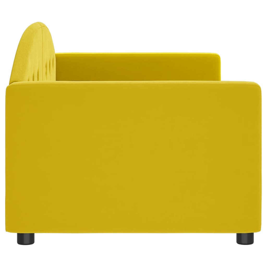 daybed 80x200 cm velour gul