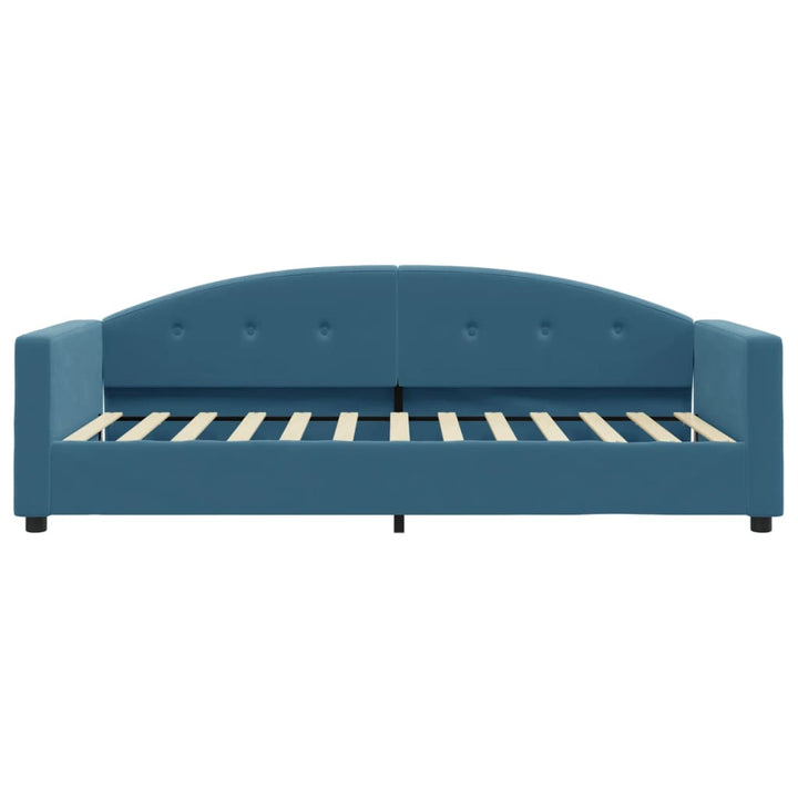 daybed 90x200 cm velour blå