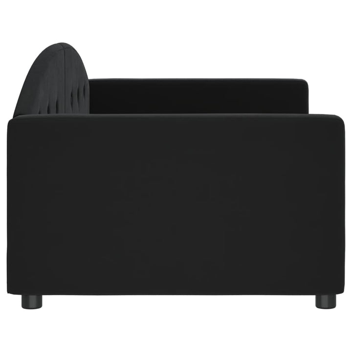 daybed 90x200 cm velour sort