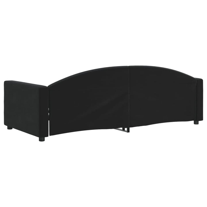 daybed 90x200 cm velour sort