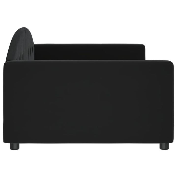 daybed 100x200 cm velour sort