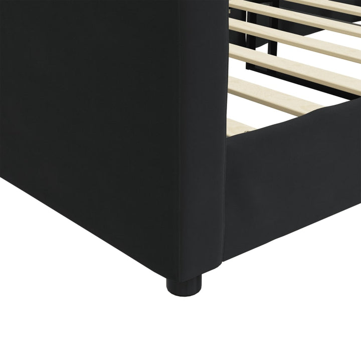 daybed 100x200 cm velour sort