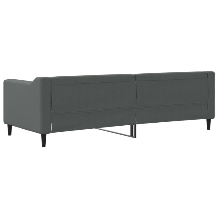 daybed 80x200 cm stof mørkegrå