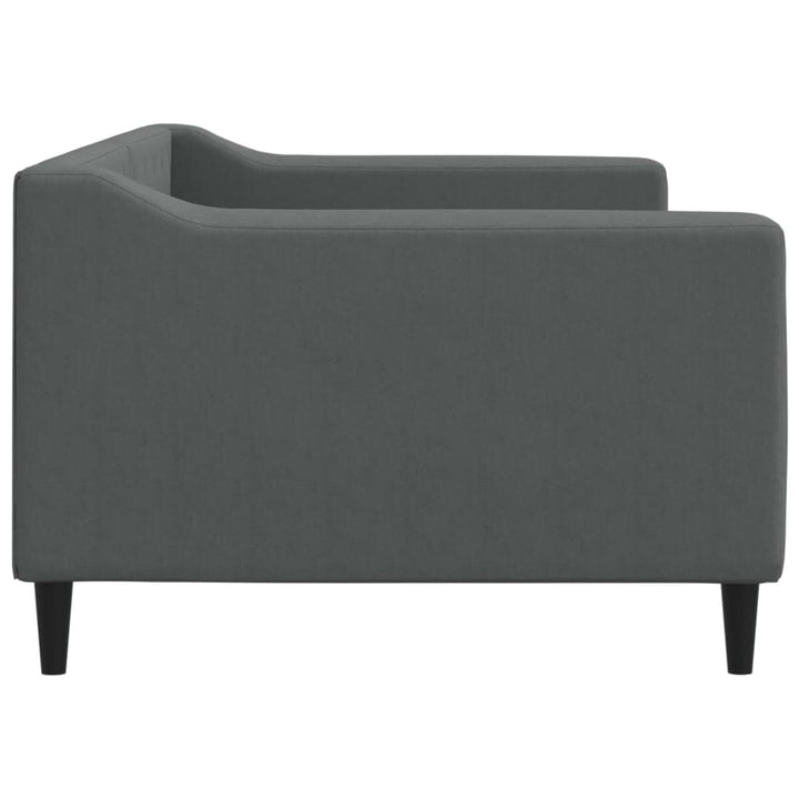 daybed 90x200 cm stof mørkegrå