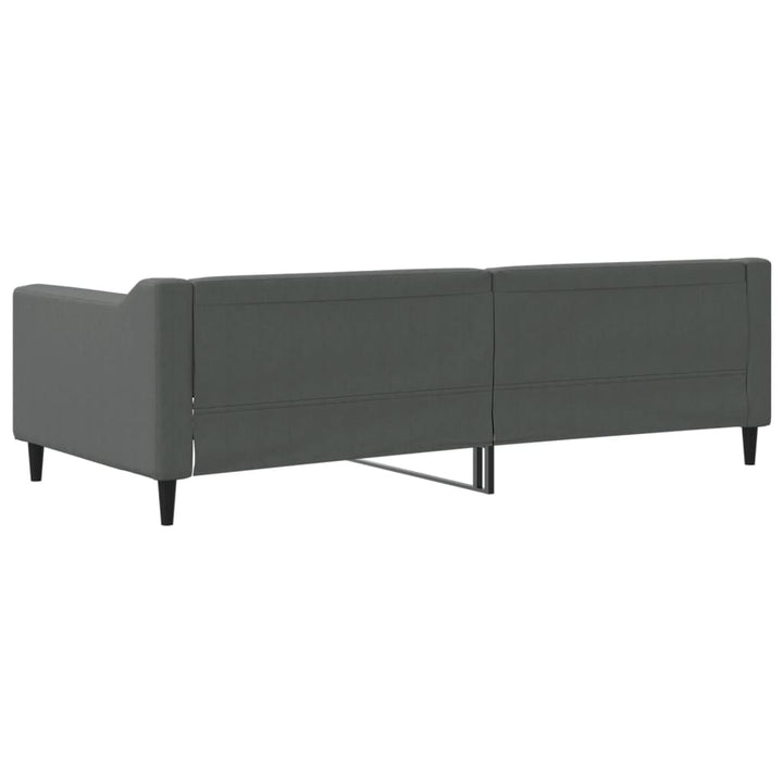 daybed 90x200 cm stof mørkegrå