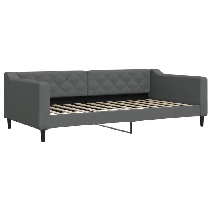 daybed 100x200 cm stof mørkegrå