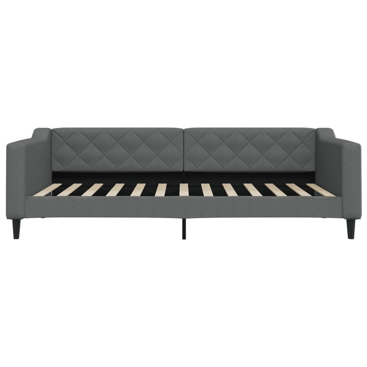 daybed 100x200 cm stof mørkegrå