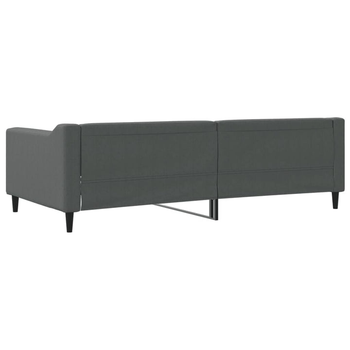 daybed 100x200 cm stof mørkegrå