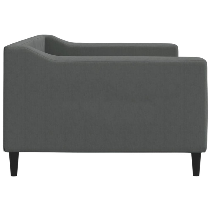 daybed 90x190 cm stof mørkegrå