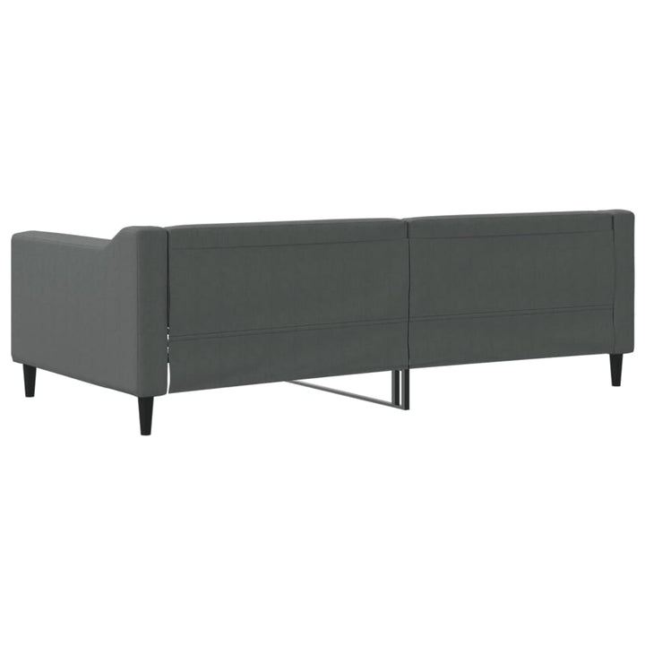 daybed 90x190 cm stof mørkegrå